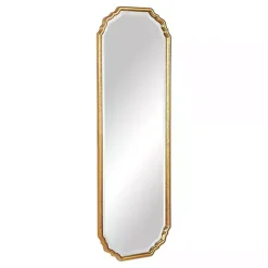 Kirklands Home Antique Gold Wooden Mirror with Curved Corners Online