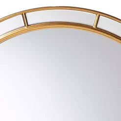 Kirklands Home Antique Goldleaf Round Wall Mirror Hot