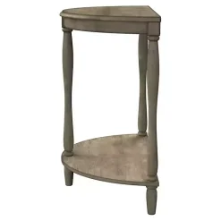 Kirklands Home Antique Demilune Side Table Gray Sale