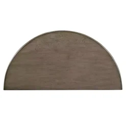 Kirklands Home Antique Demilune Side Table Gray Sale