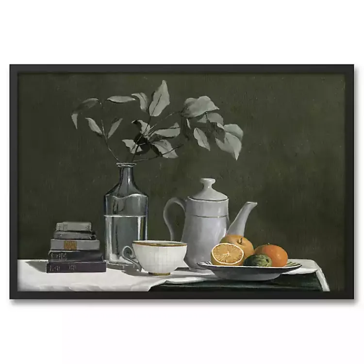 Kirklands Home Antique Still Life Canvas Art Print Green Best