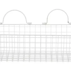 Kirklands Home Antique White 2-pc. Long Wire Basket Set, 17 in. Hot
