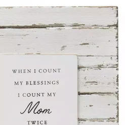 Picture Frames>Kirklands Home Antique White Wooden Mom Picture Frame