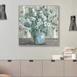 Kirklands Home Apple Blossom Jug Framed Canvas Art Clearance