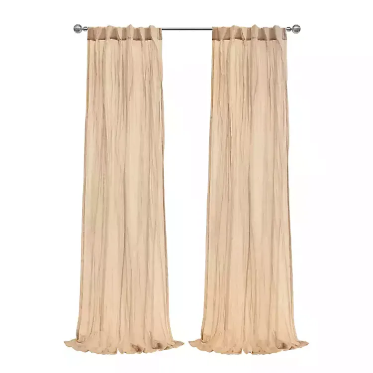 Kirklands Home Apricot Paloma Curtain Panel, 95 in. Orange Best