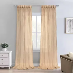 Kirklands Home Apricot Paloma Curtain Panel, 95 in. Orange Best