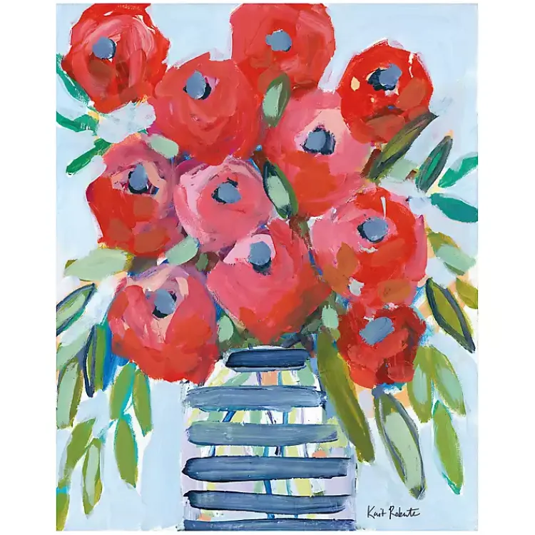 Kirklands Home April Shower Give Me Flowers Canvas Art Print Multi Online