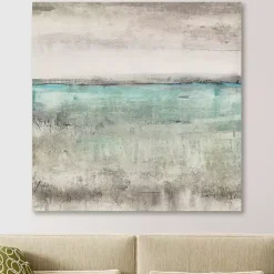 Kirklands Home Aqua Horizon Giclee Canvas Art Print Discount