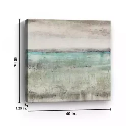 Kirklands Home Aqua Horizon Giclee Canvas Art Print Discount
