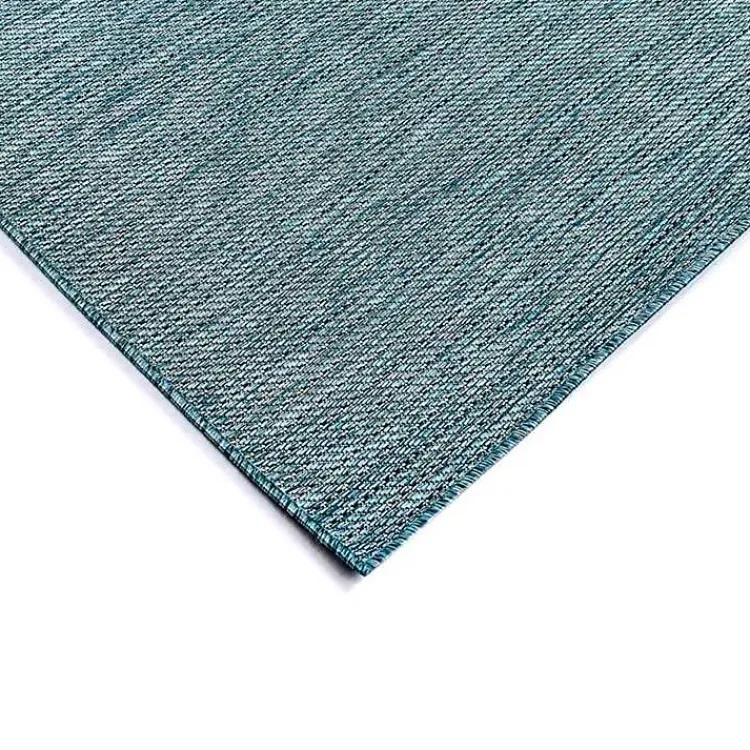 Kirklands Home Aqua Intertwine Indoor/Outdoorr Area Rug, 6x9 Blue Discount