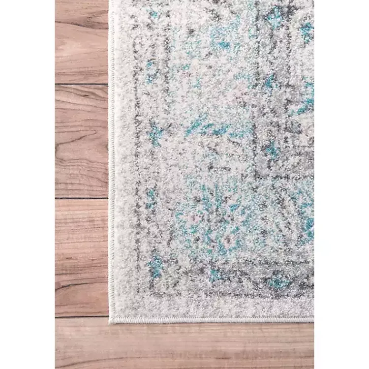 Kirklands Home Aqua Rio Vintage Area Rug, 5x7 Blue Discount
