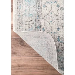 Kirklands Home Aqua Rio Vintage Area Rug, 4x6 Discount