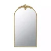 Kirklands Home Arch Gold Leaf Top Mirror
