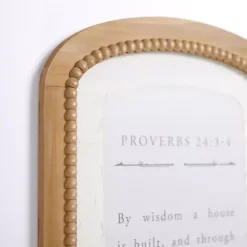 Kirklands Home Arched Proverbs Verse Beaded Wall Plaque