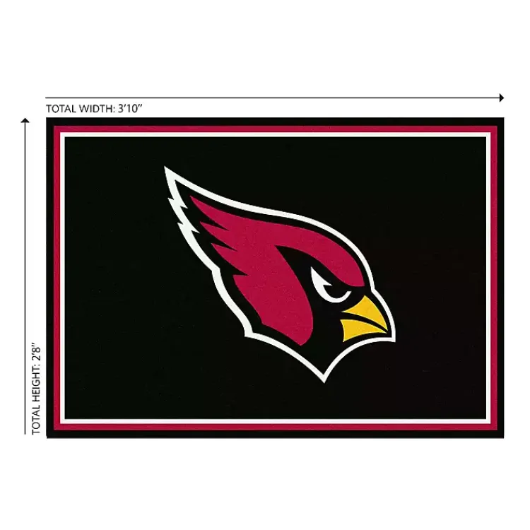 Kirklands Home Arizona Cardinals Area Rug, 3x4 New