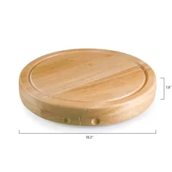 Kirklands Home Arkansas Razorbacks Cheese Board and Tool Set Tan Discount