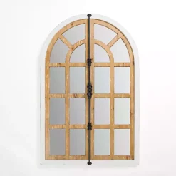 Kirklands Home Artemis Arched Door Wood Wall Mirror Outlet