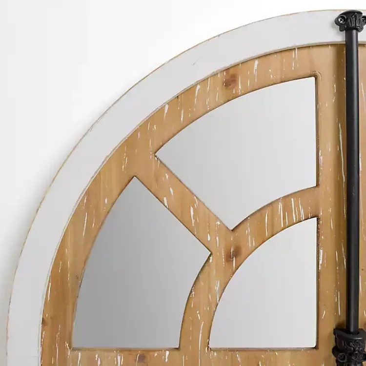 Kirklands Home Artemis Arched Door Wood Wall Mirror Outlet