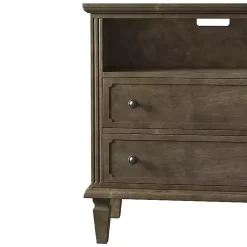 Kirklands Home Ash 2-Drawer Wood Nightstand Brown Sale