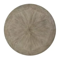Kirklands Home Ash Round Nailhead Coffee Table Gray Online