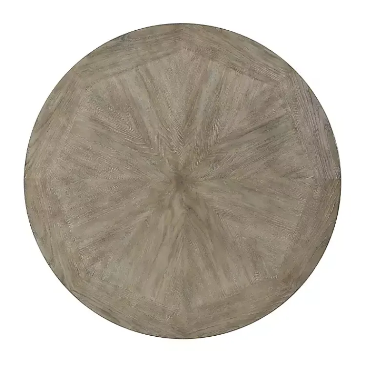 Kirklands Home Ash Round Nailhead Coffee Table Gray Online