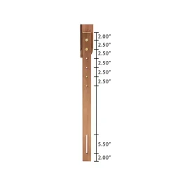 Kirklands Home Ash Walnut Wood Panel Queen Headboard Brown Best
