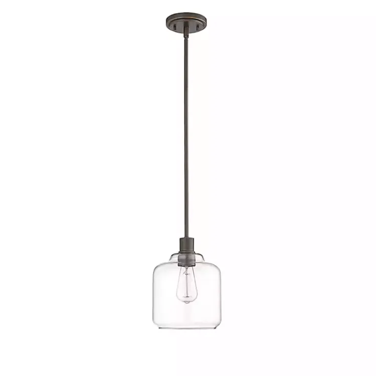 Kirklands Home Asheville Bronze Glass Globe Pendant Light Brown Sale