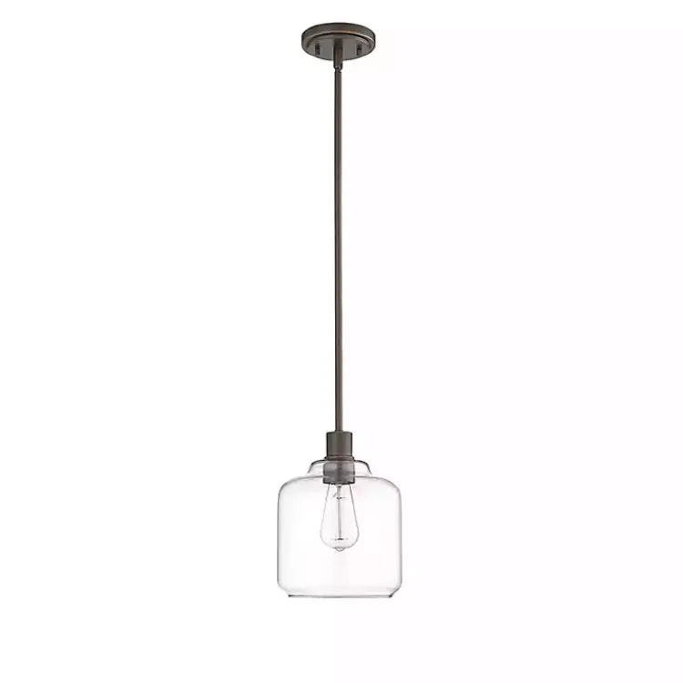 Kirklands Home Asheville Bronze Glass Globe Pendant Light Brown Sale