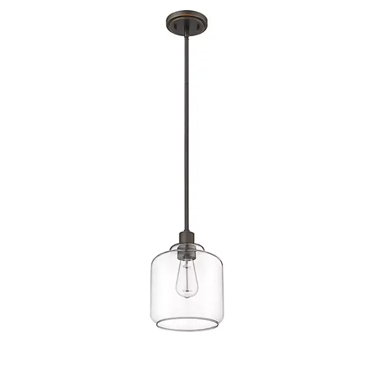 Kirklands Home Asheville Bronze Glass Globe Pendant Light Brown Sale