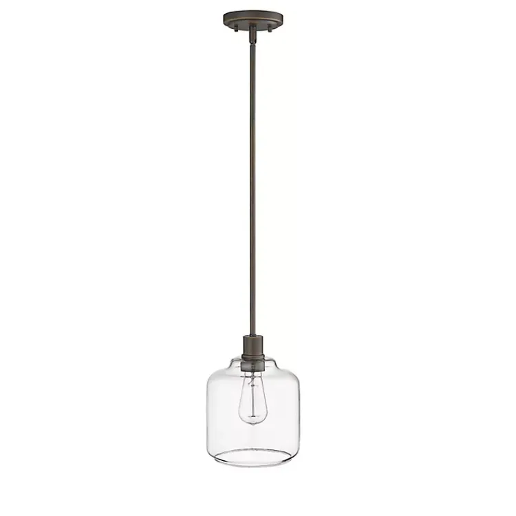 Kirklands Home Asheville Bronze Glass Globe Pendant Light Brown Sale