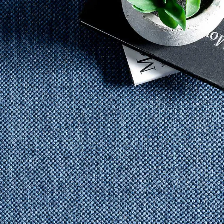 Kirklands Home Asia Blue Stripe Border Outdoor Rug, 5x8 Discount