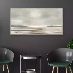 Kirklands Home At Peace Framed Canvas Art Print Gray Hot