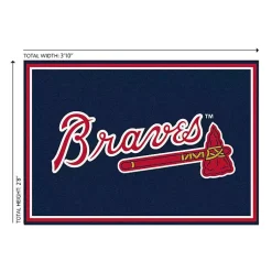 Kirklands Home Atlanta Braves Spirit Rug, 3x4 Clearance