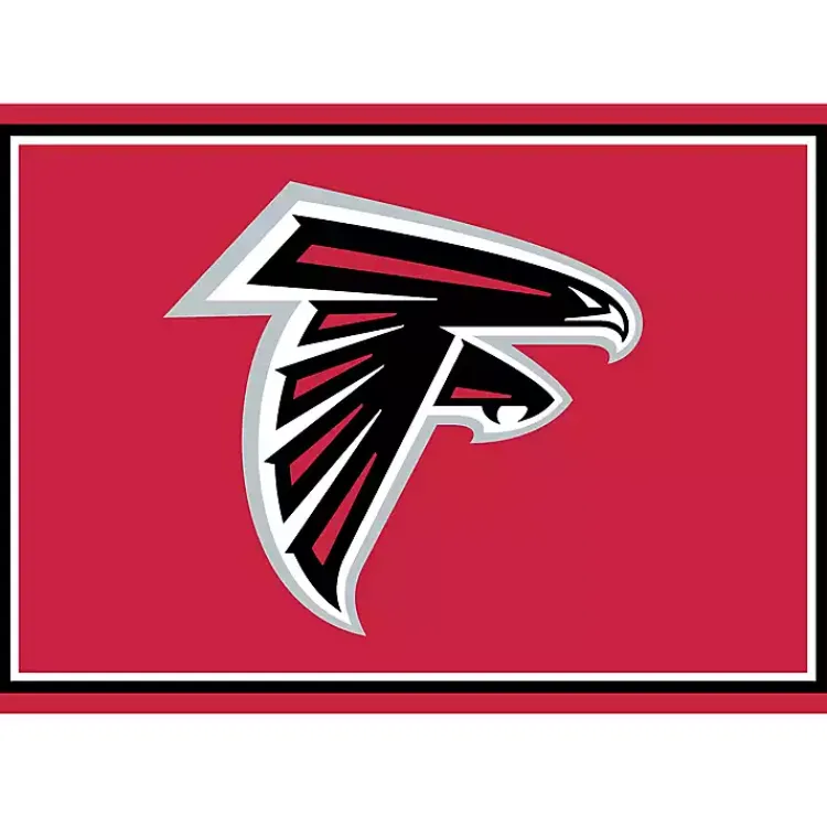 Kirklands Home Atlanta Falcons Area Rug, 3x4 Red Discount