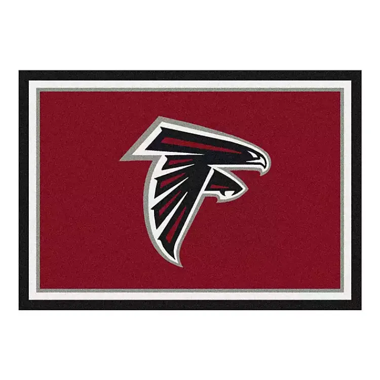 Kirklands Home Atlanta Falcons Area Rug, 4x6 Red Outlet