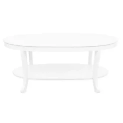 Kirklands Home Aubert Wood Coffee Table White Online