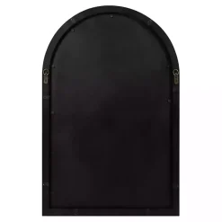 Kirklands Home Audubon Wood Arch Wall Mirror, 24x36 in. Black Clearance