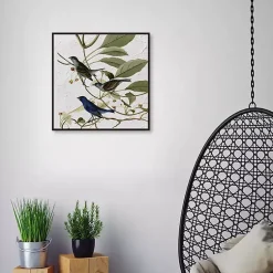 Kirklands Home Audubon Indigo Bird Framed Canvas Art Print