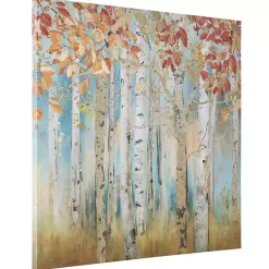 Kirklands Home Autumn Birch Trees Canvas Art Print Multi Online
