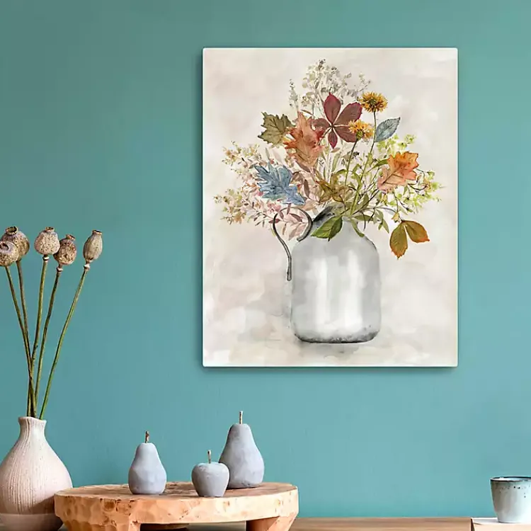 Fall>Kirklands Home Autumn Bouquet Canvas Art Print, 16x20 in. Multi