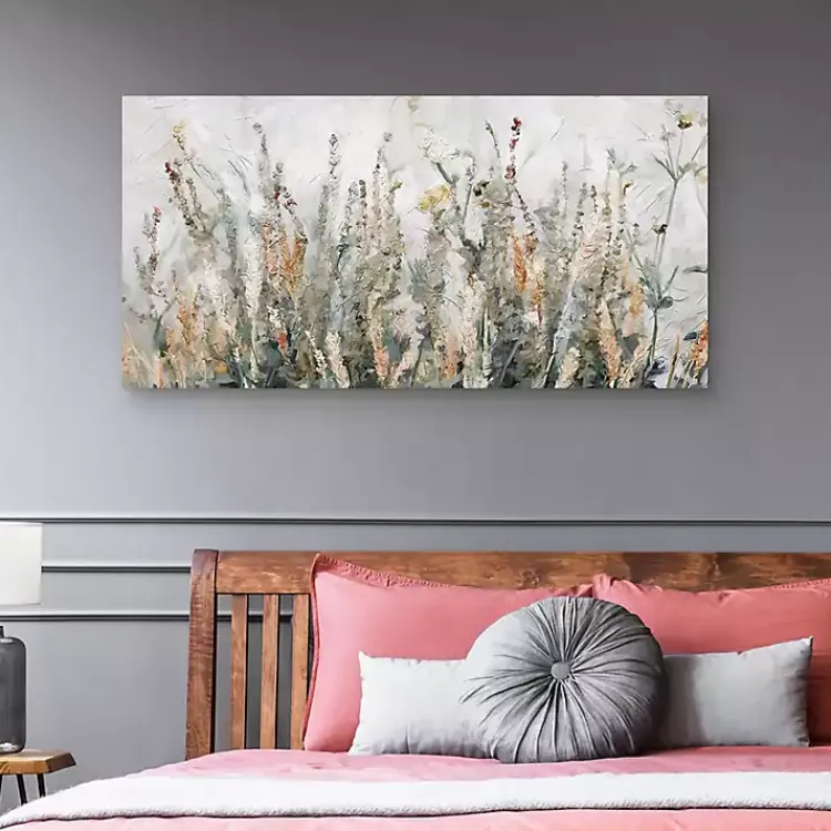 Kirklands Home Autumn Breeze Canvas Art Print, 48x24 in. Gray