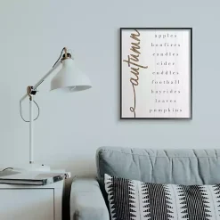 Fall>Kirklands Home Autumn Checklist Canvas Wall Art