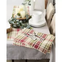 Kirklands Home Autumn Harvest Plaid Table Runner Online