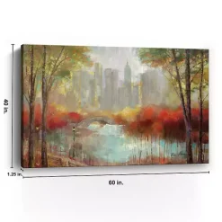 Kirklands Home Autumn in the City Canvas Art Print, 60x40 in. Online