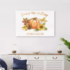Fall>Kirklands Home Autumn is Calling Canvas Art Print, 24x36
