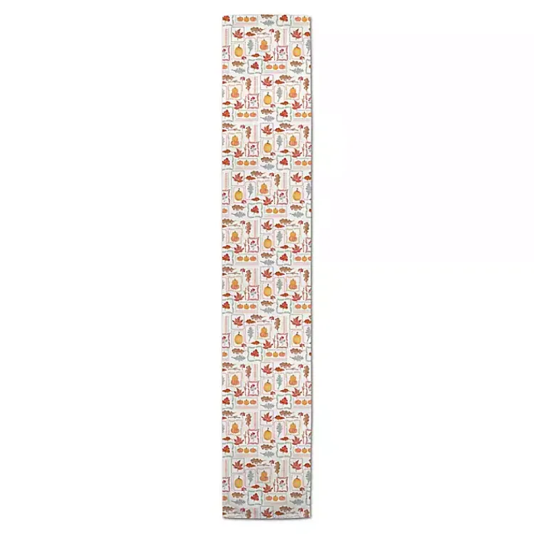 Fall>Kirklands Home Autumn Patchwork Table Runner, 72 in.