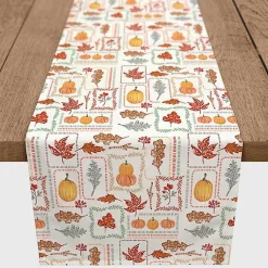 Fall>Kirklands Home Autumn Patchwork Table Runner, 90 in.