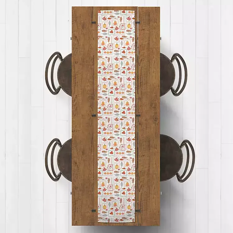 Fall>Kirklands Home Autumn Patchwork Table Runner, 90 in.