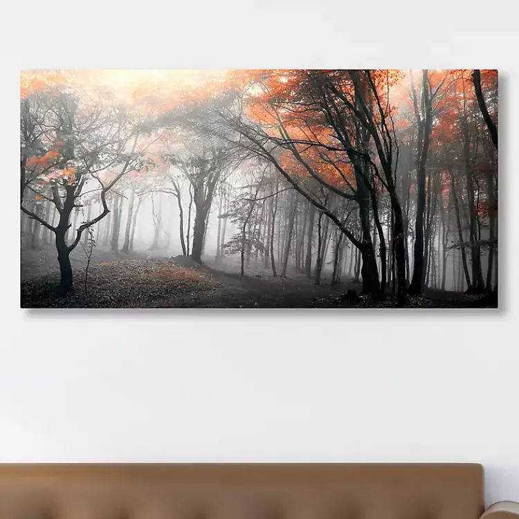 Kirklands Home Autumn Woods Giclee Canvas Art Print