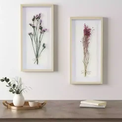 Kirklands Home Avant Garden Dried Flowers Shadowboxes, Set of 2 Online
